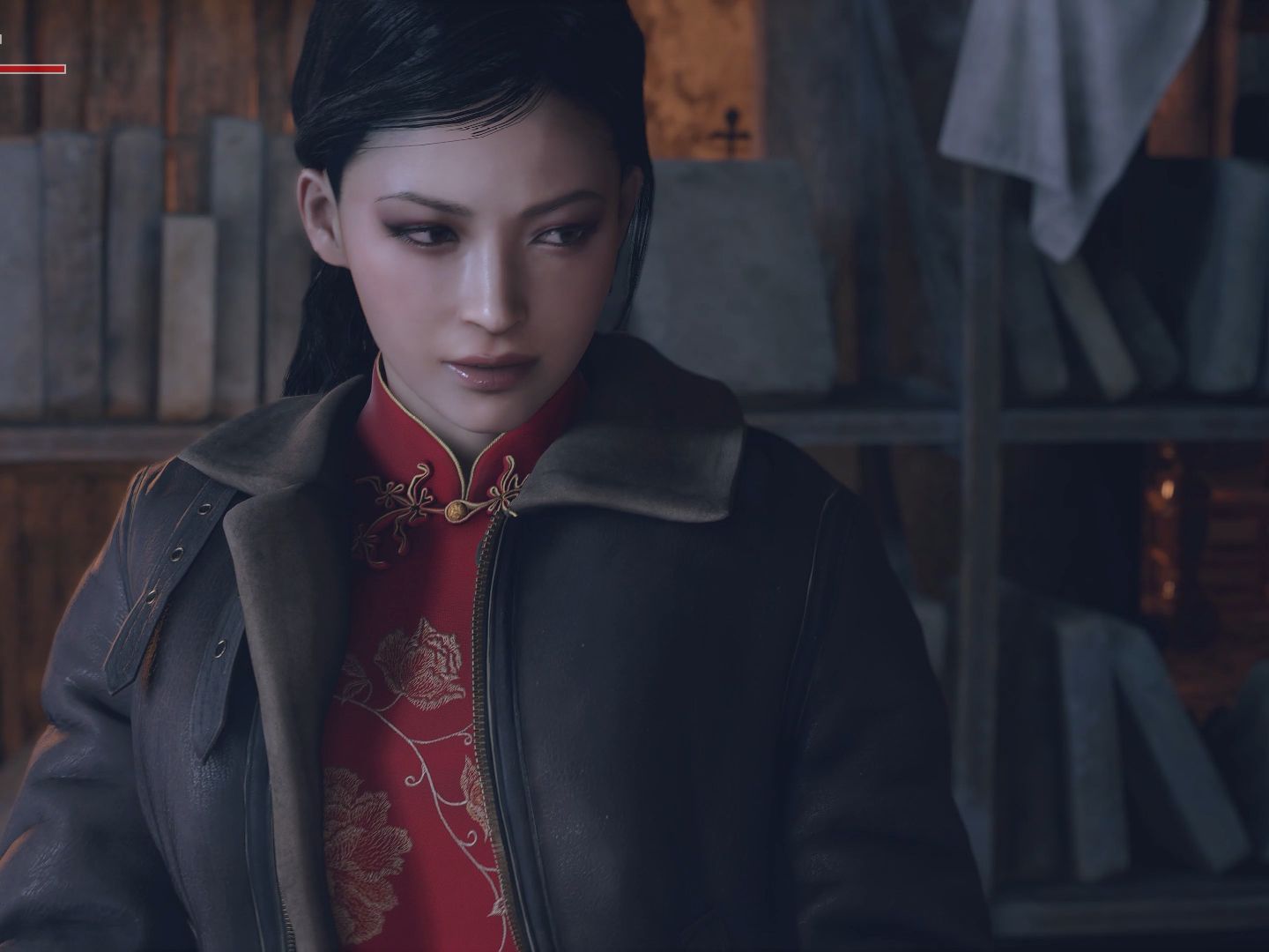 【生化危机4重制版】偷了里昂夹克的艾达被撞见