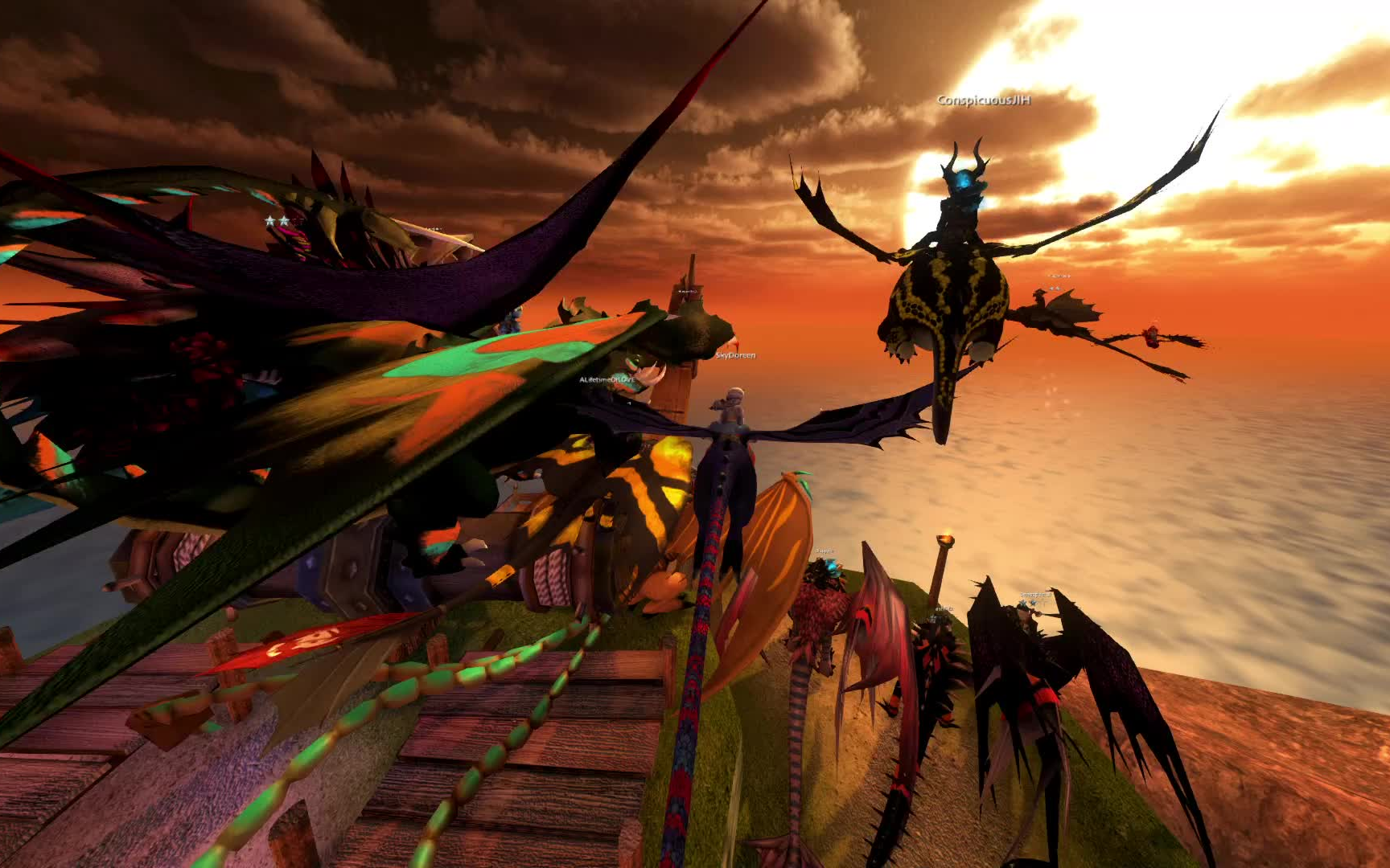 【驯龙学院】倒计时十分钟,瞭望台放烟花至最后一刻