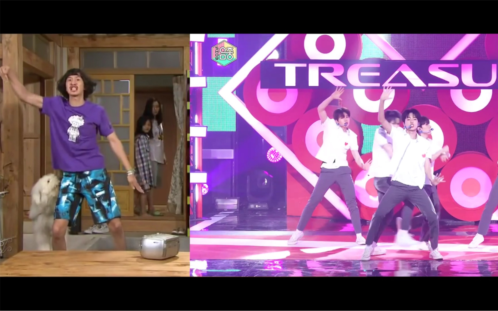 【treasure】强烈怀疑天才少女给盒编舞前看到了李光洙的蚊子舞!