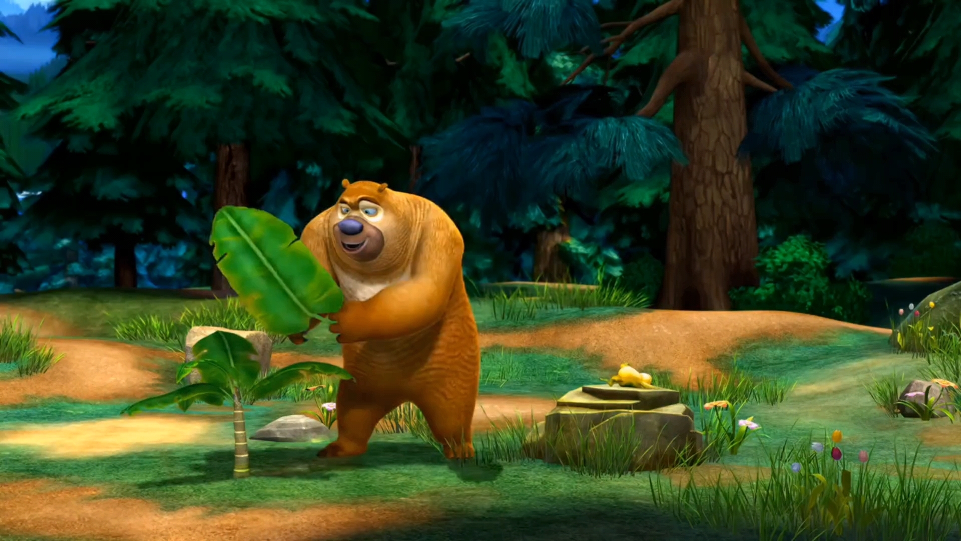 熊出没夏日连连看18 嗜睡的青蛙