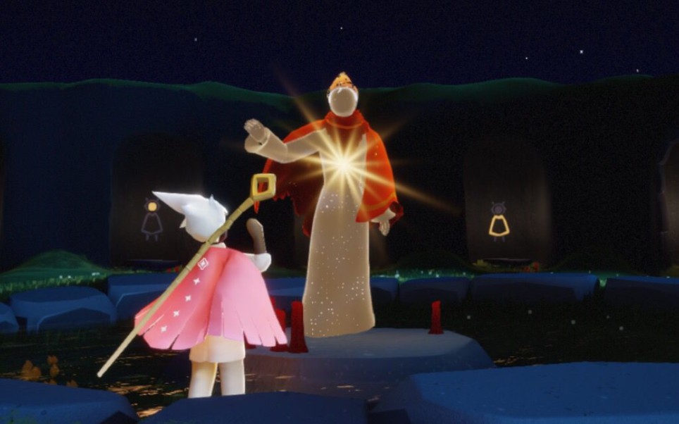 【光遇】魔法季红绒斗篷旅行先祖位置攻略