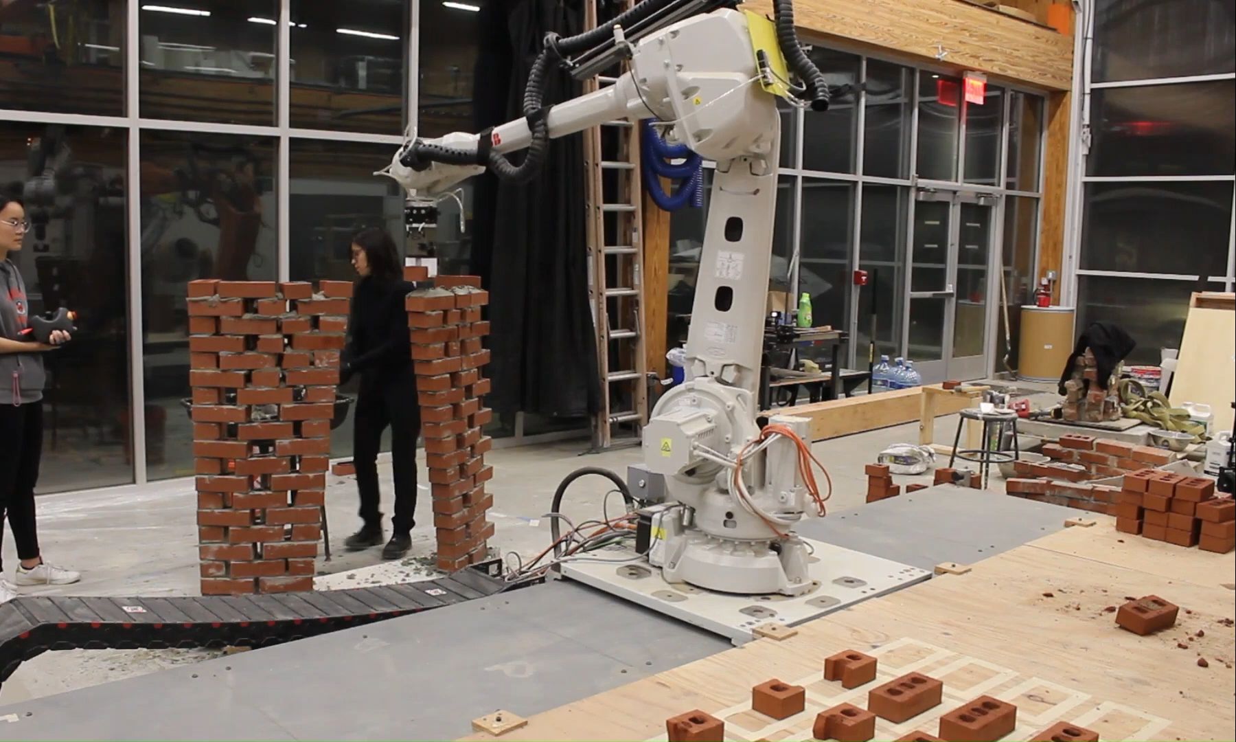 工业机器人砌墙应用