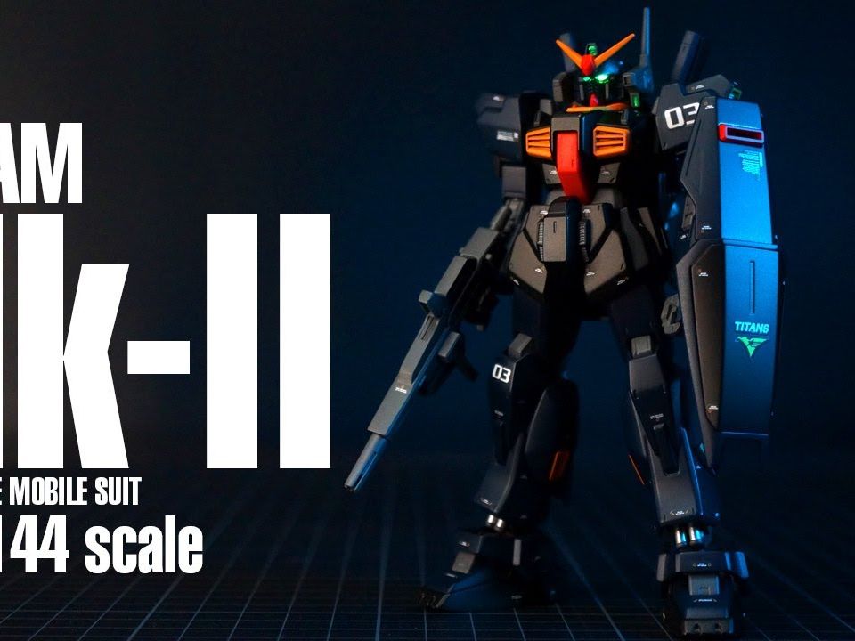 【模型技巧】hguc mk-Ⅱ 马克兔 黑兔 加灯 全涂装