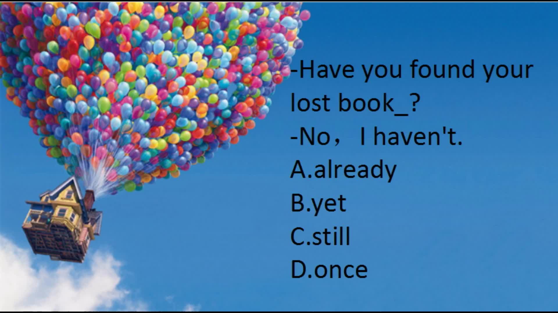 初中英语知识找到丢失的书了吗介绍already和yet的简单区别