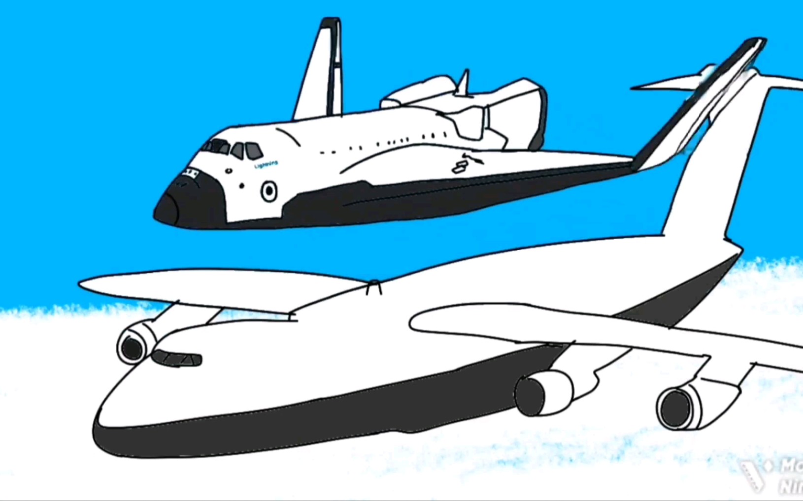 仿开路者号航天飞机-闪电号任务