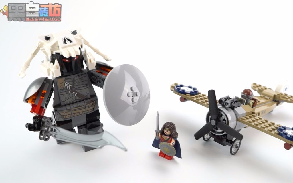 乐高lego★神奇女侠76075勇士之战【黑白评测】_哔哩哔哩_bilibili