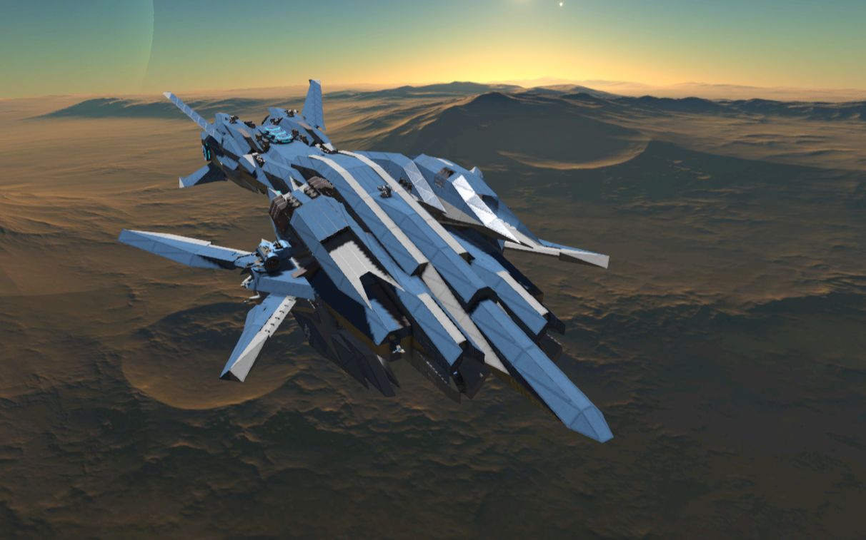 太空工程师精品飞船阿尔法级驱逐舰