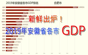 Download Video: 终于来了！新鲜出炉 2019年安徽省各市GDP排名【数据可视化】