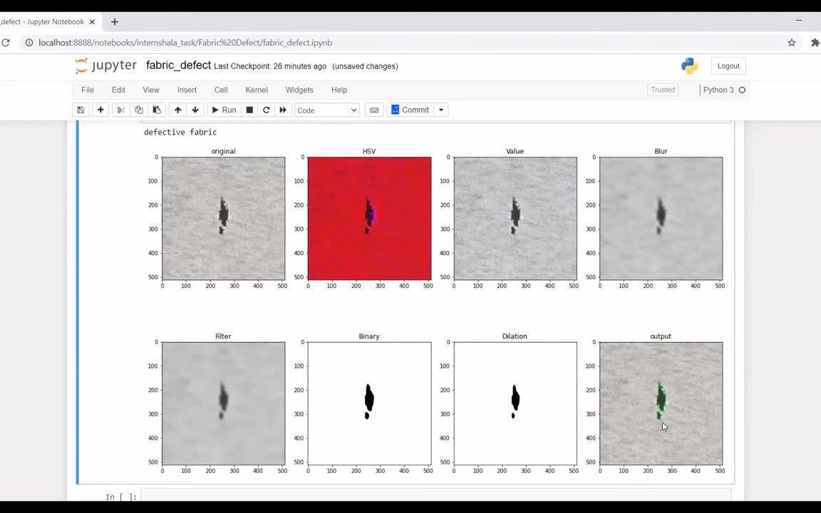 纺织品疵点检测Fabric Defect Detection using Image Processing哔哩哔哩bilibili