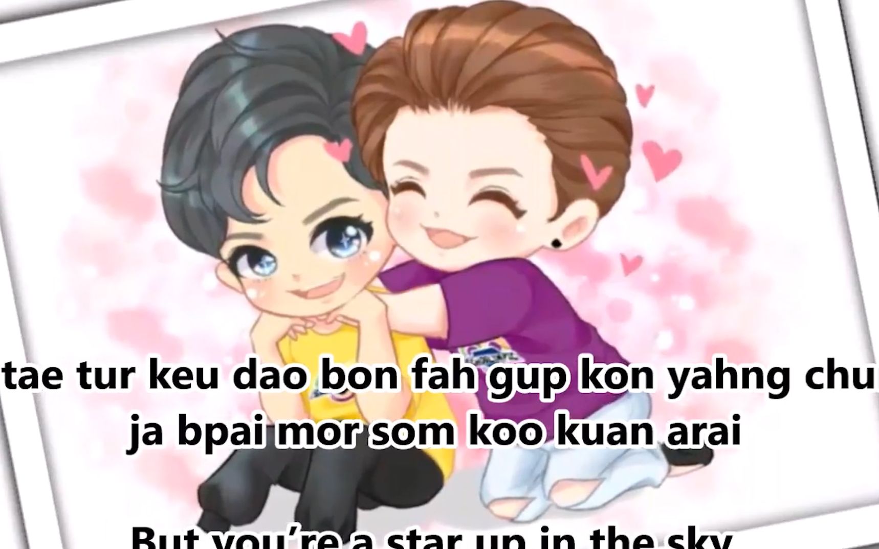 【singto&krist】两宝贝的暖心日常卡通版