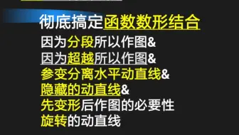 函数数形结合方法总结