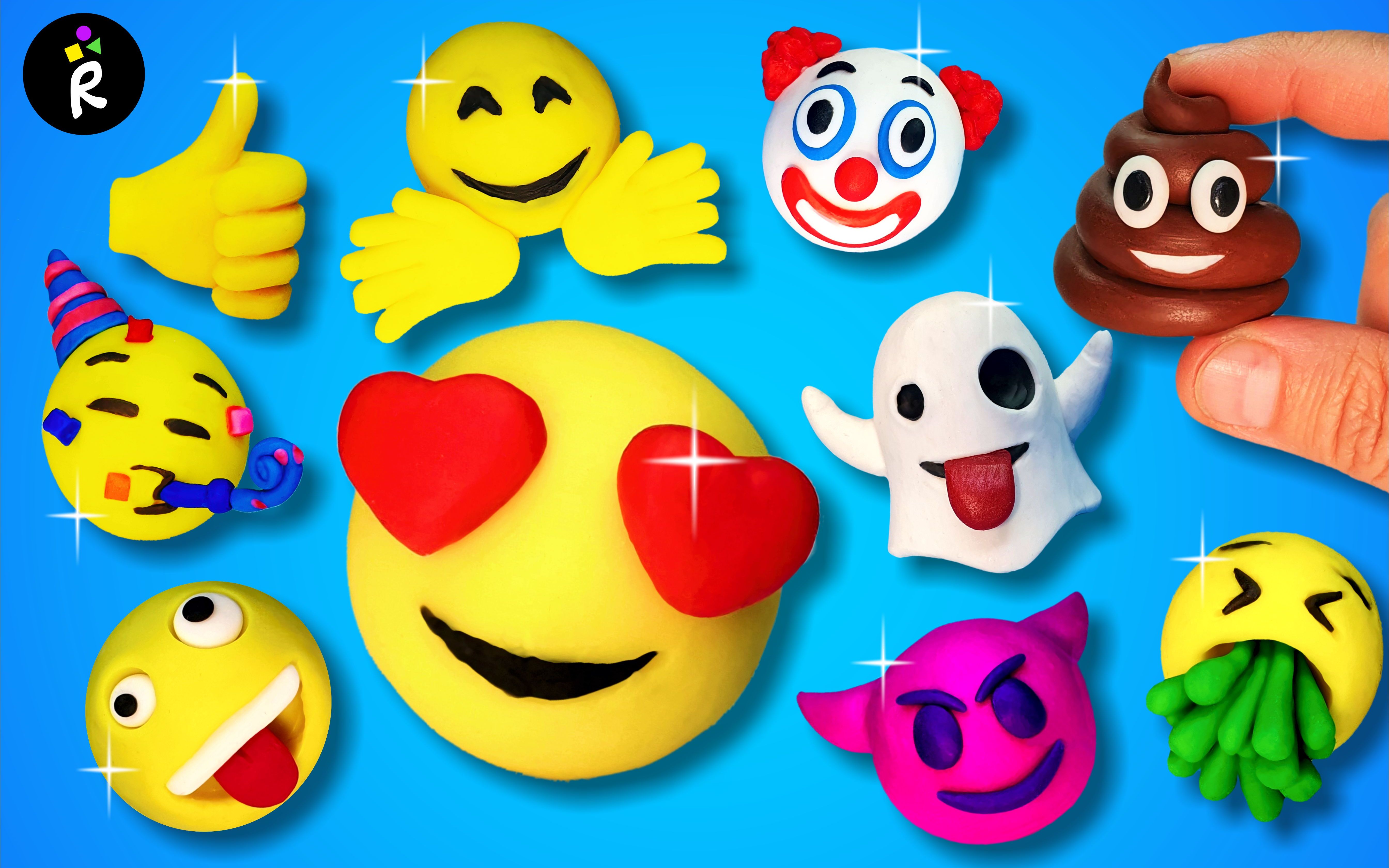 表情符号图释用粘土 Emoji Emoticons哔哩哔哩bilibili