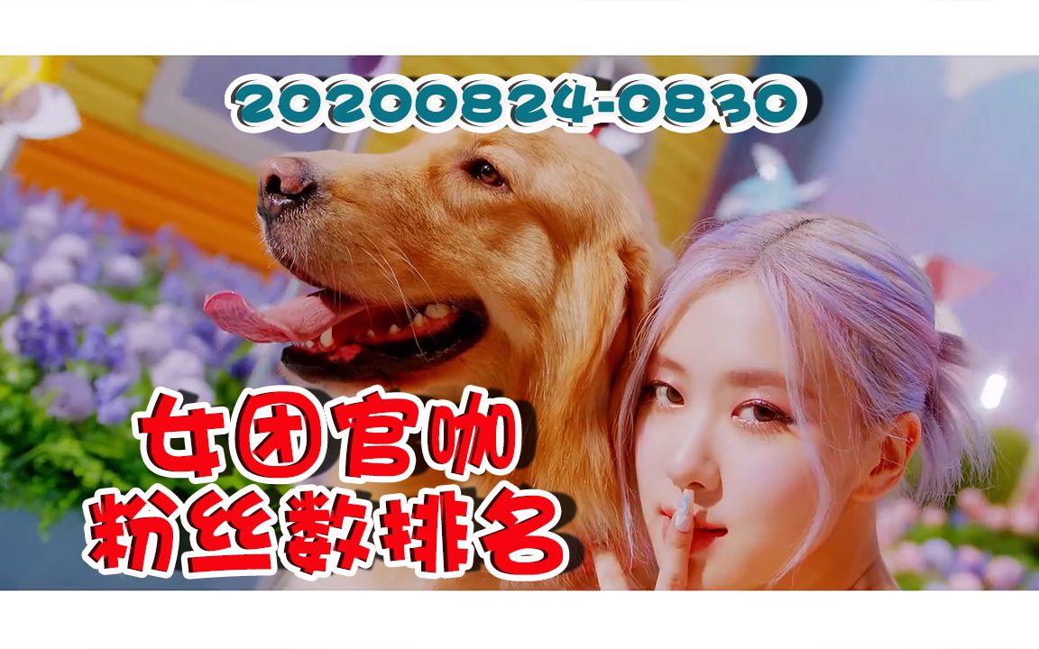 女团官咖粉丝数排名2020824-0830 izone再夺涨幅第一 oh my girl,gi