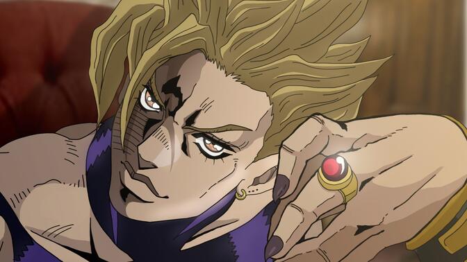 【jojo动画泄露】石之海dio出场片段泄露