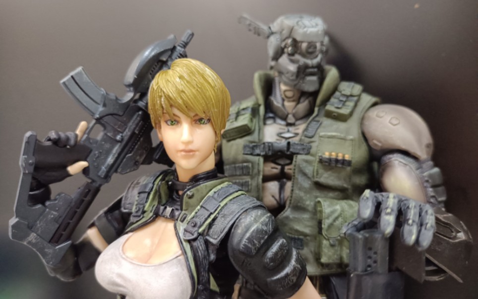 【嘉乐不行届】play arts kai(pa改)_《苹果核战记:阿尔法α》_迪娜&