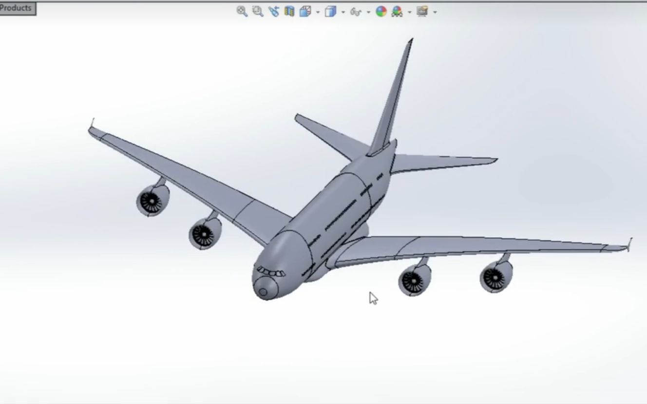 打个大飞机"之飞机的solidworks画法(帕特2)