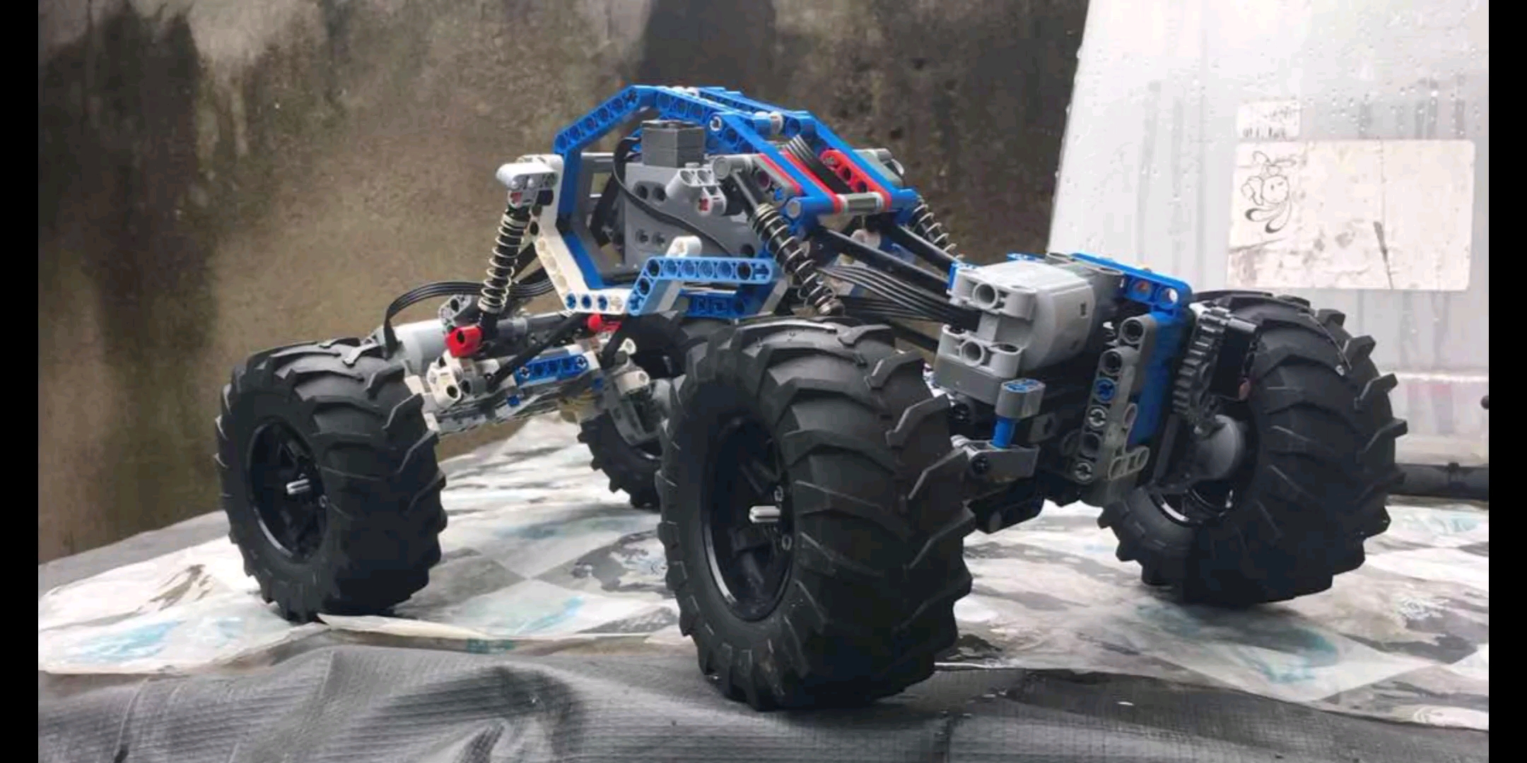 [moc]lego乐高科技越野车 测试版1