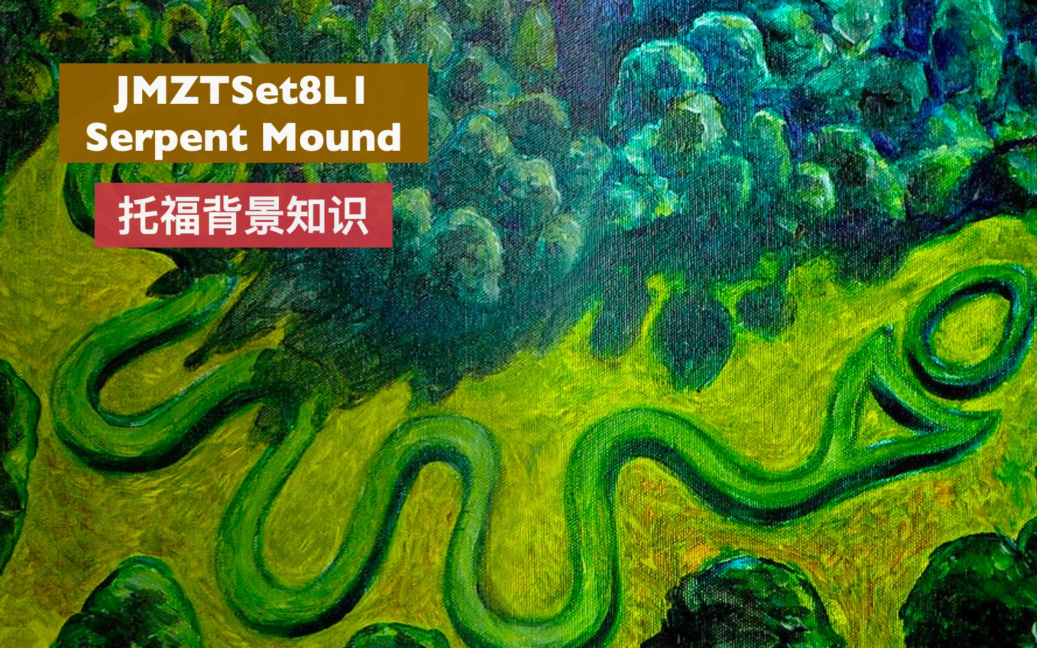 点对点托福背景知识archaeology JMZTSet8L1 Serpent Mound哔哩哔哩bilibili