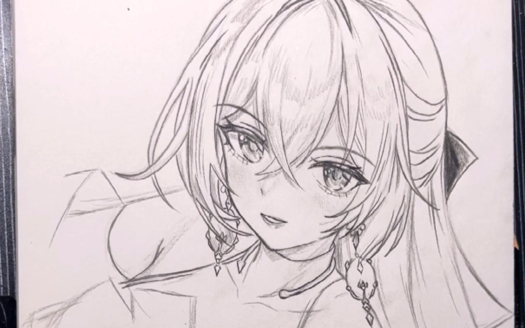 布洛妮娅 《一股鸭味》手绘全过程