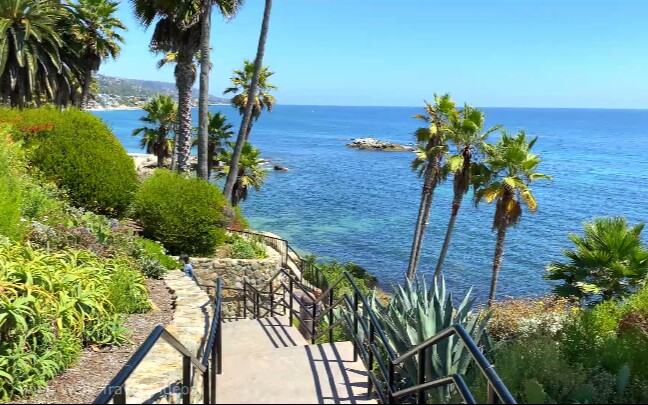 【wind walk travel videos】拉古纳海滩-加州奥兰治县的海斯勒公园