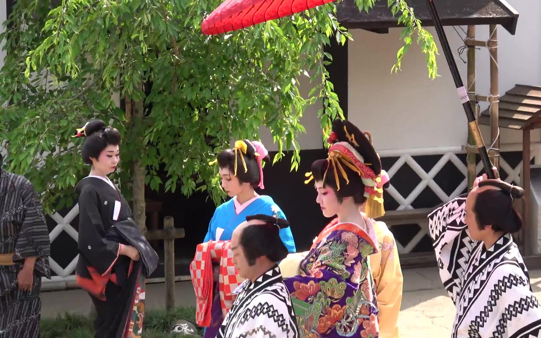 花魁道中②2018996997日光江戸村