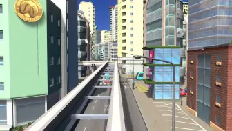 【城市天际线】POV：我市最受欢迎的一条单轨列车线路，跟随永安单轨1号线参观街景