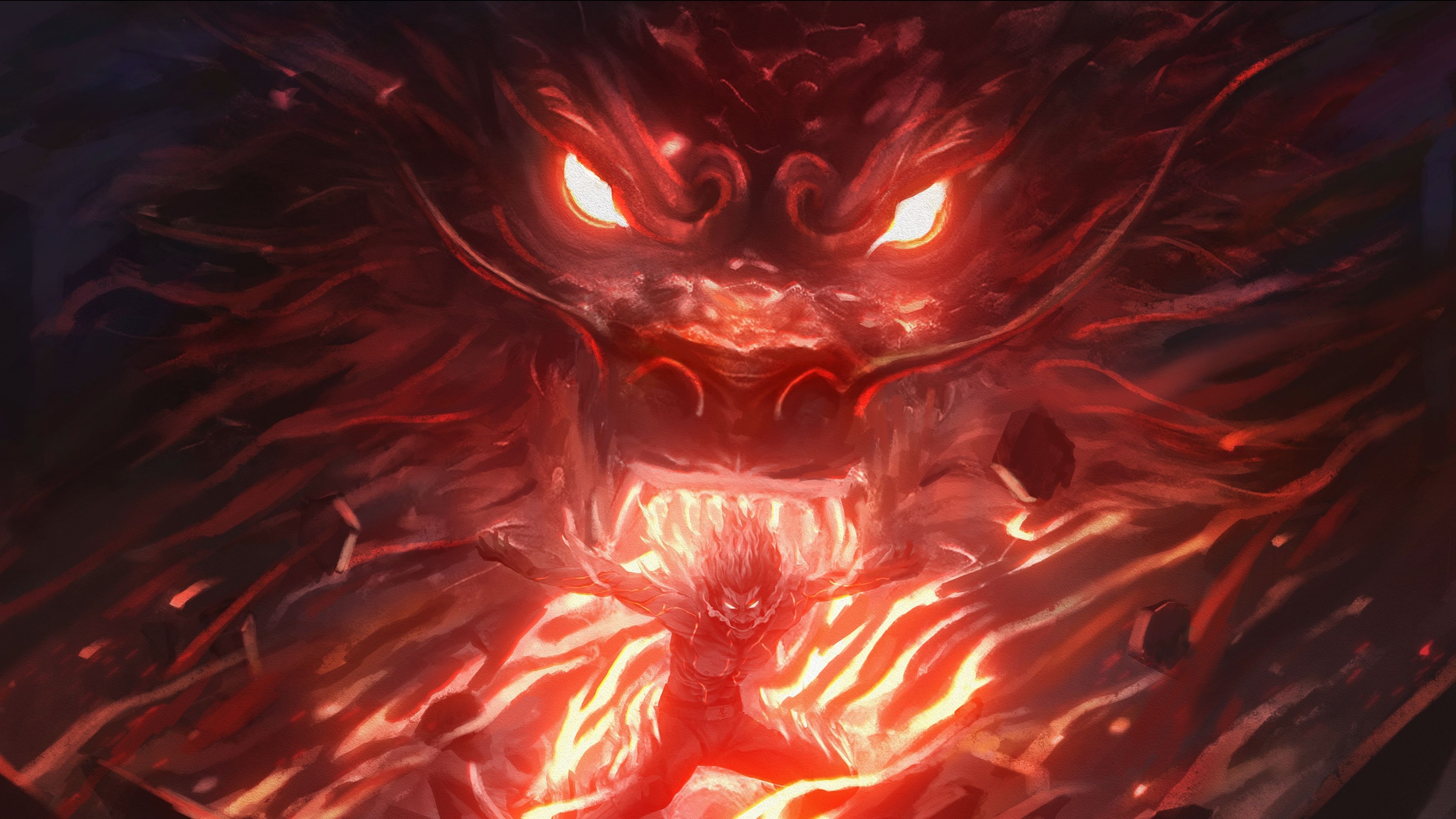 感受赤红猛兽的压迫感——死门,开!【板绘夜凯同人】