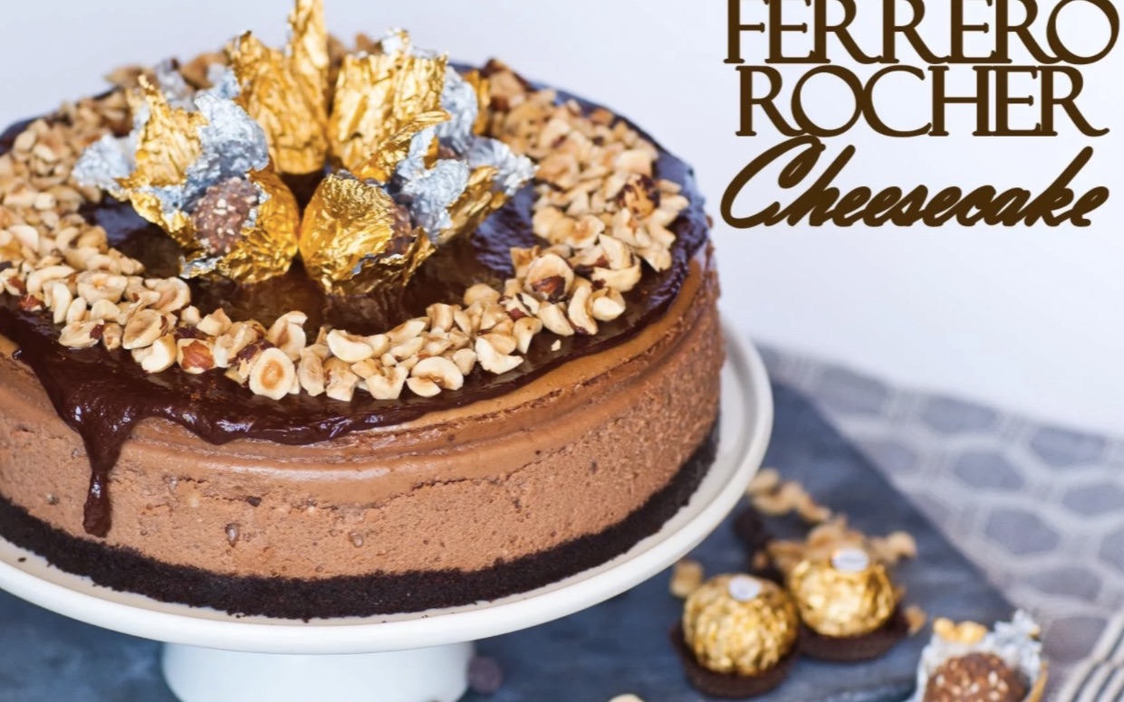 tatyanaseverydayfood〕 费列罗巧克力芝士蛋糕_哔哩哔哩 (゜-゜)つ