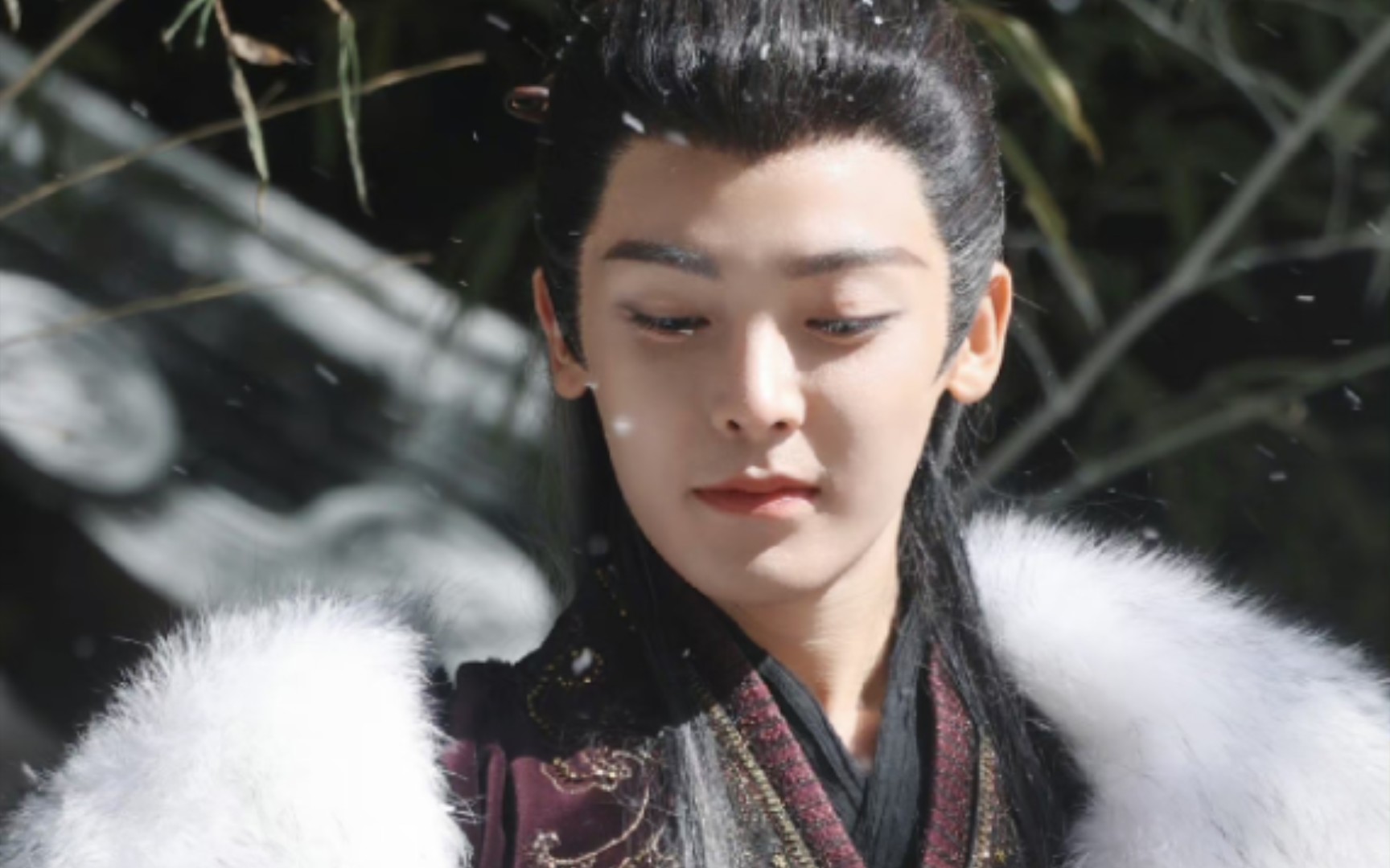 大梦归离侯明昊#是前两天的雪景侯宝呀~雪景九宫格