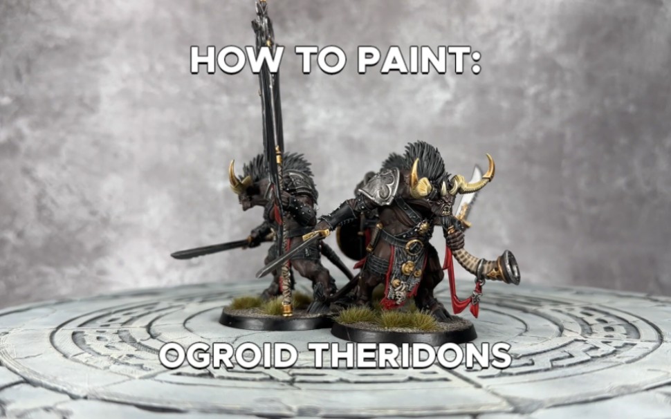 Contrast+ How to Paint: Ogroid Theridons and the Freehand Banner