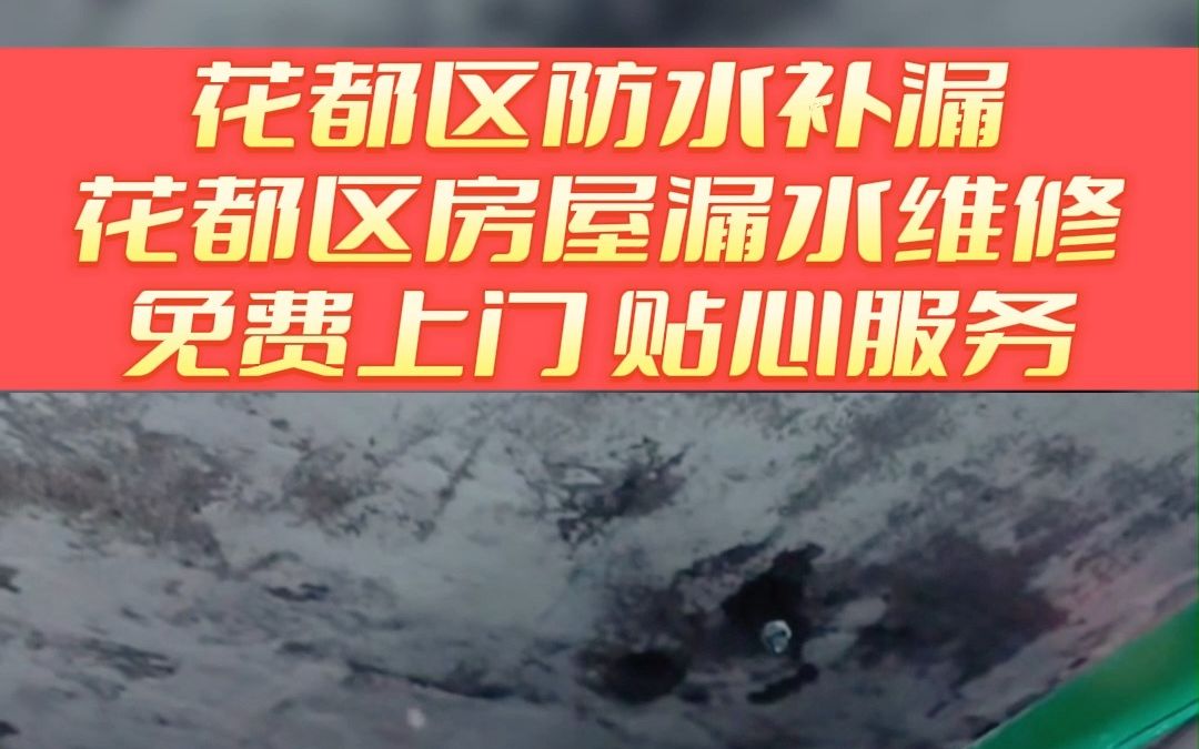 花都区楼顶防水 花都区阳台漏水维修 花都区房屋防水补漏 花都区飘窗渗水维修哔哩哔哩bilibili