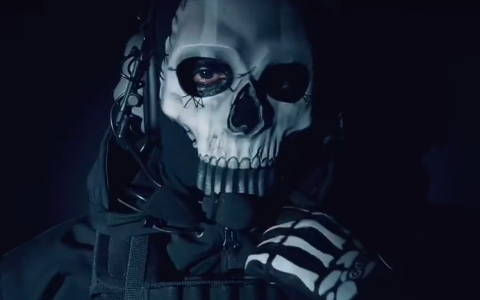 【覆面】超还原大佬bat ghost拍了cod19中的经典对话视频