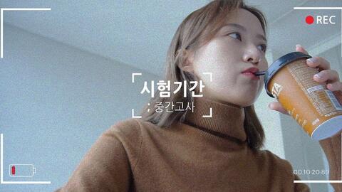 Eva 韩国女大学生考试期间的日常生活分享 A Day Of A University Student Exam Period 哔哩哔哩