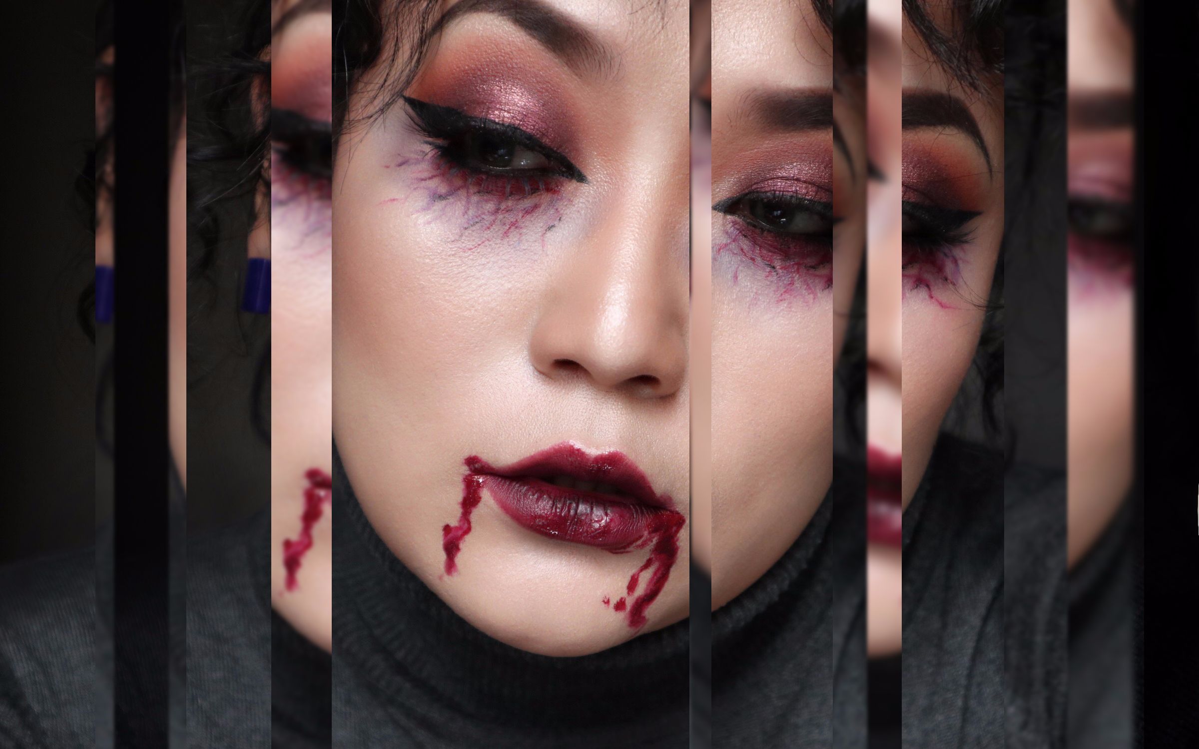 万圣节妆容 | 吸血鬼妆容 | 万圣狂欢做一只美艳的