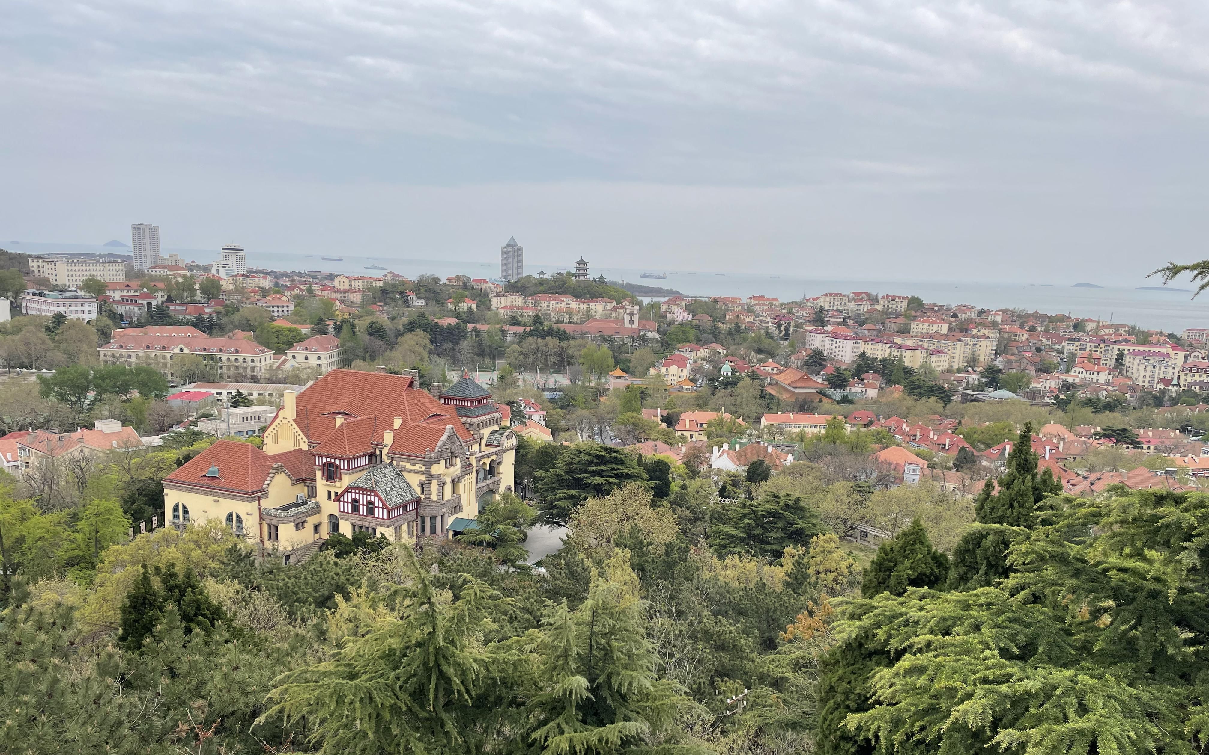 【信号山公园】真实无滤镜的青岛,太美丽了oucer们