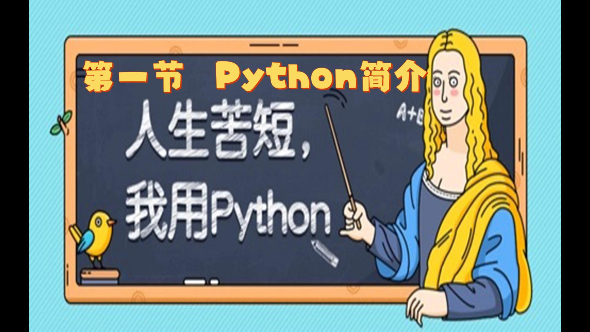 Python教程 | Python语言的介绍哔哩哔哩bilibili