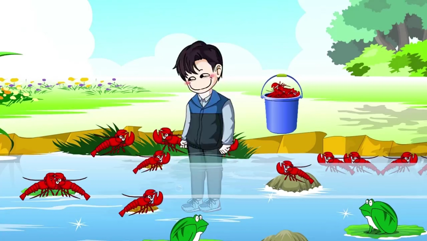 村民却嘲笑我,连鸡都不吃的龙虾都馋 #原创动画 #重生 #二次元