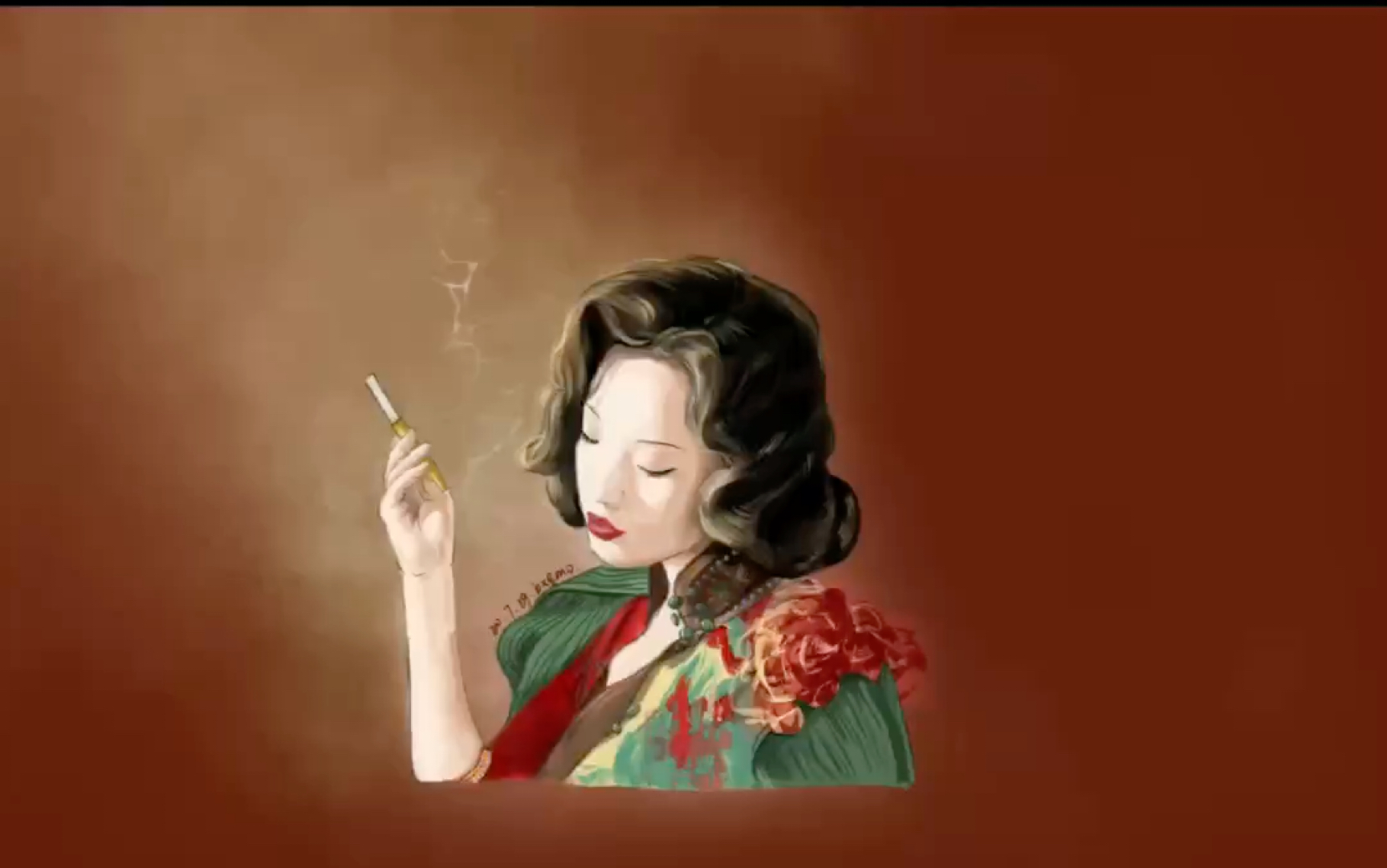 《金陵十三钗》玉墨,procreate过程回放