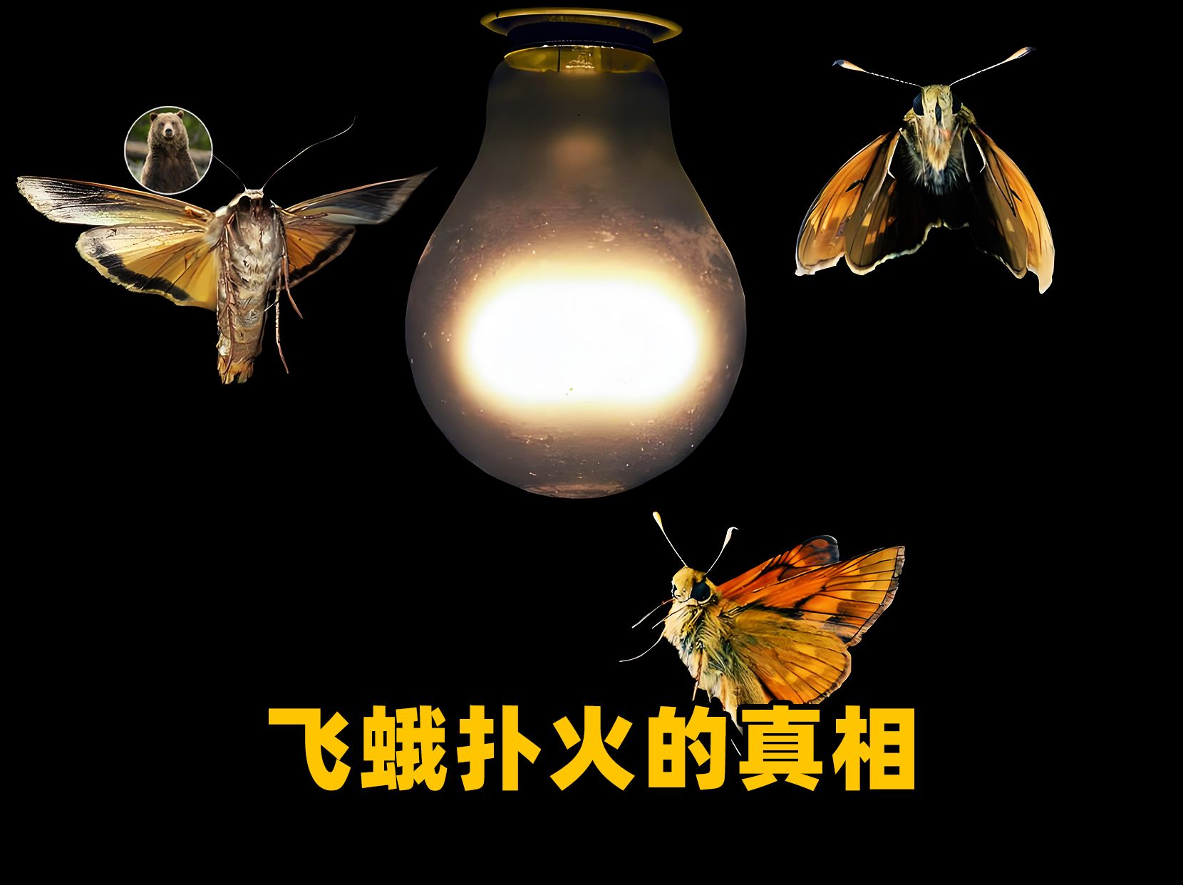 飞蛾扑火的真相是什么?并非被光吸引,很多人都不知道