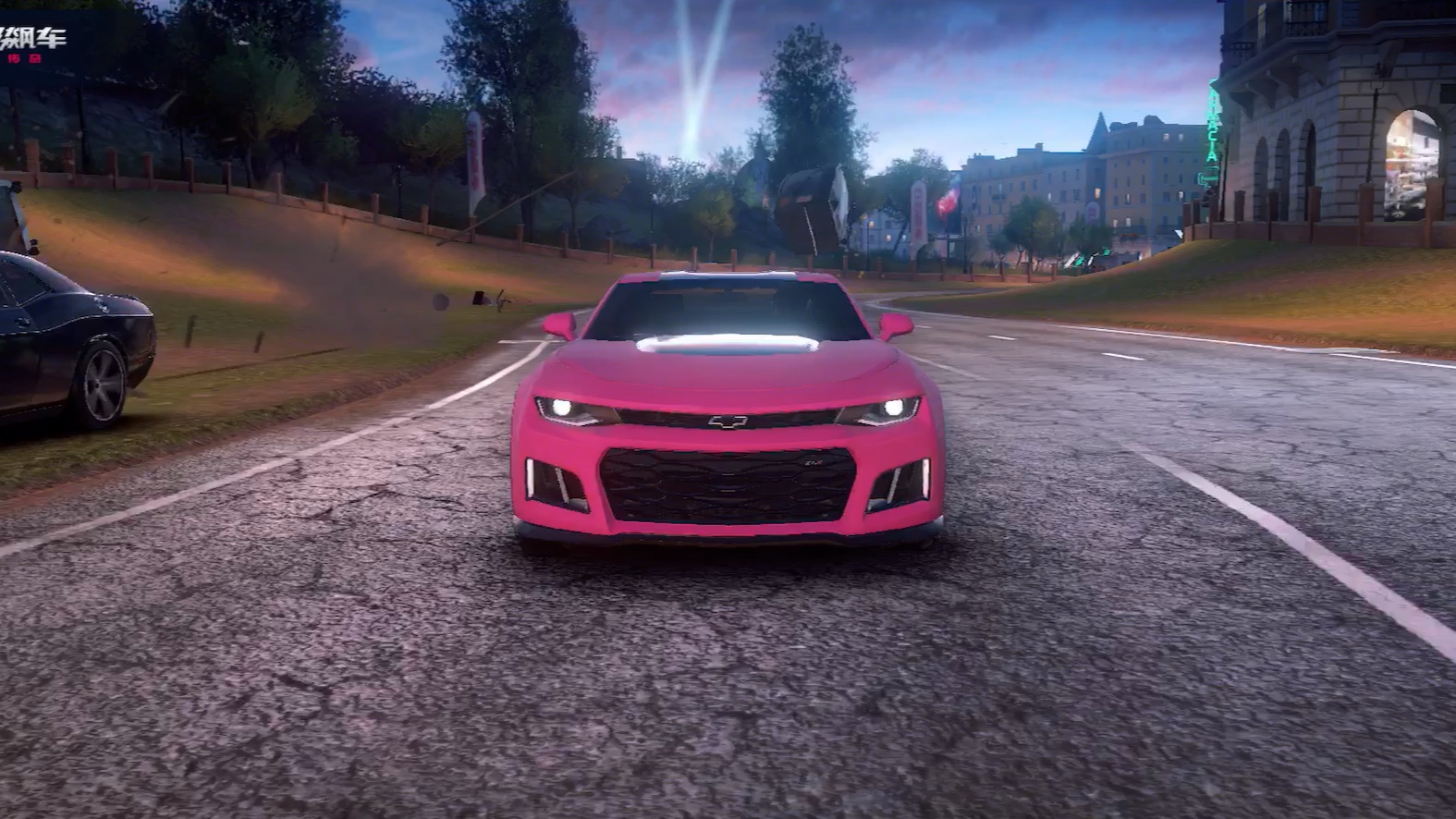 【爱玩游戏的猪某人】《狂野飙车9》竞技场(迂回路线)粉色科迈罗