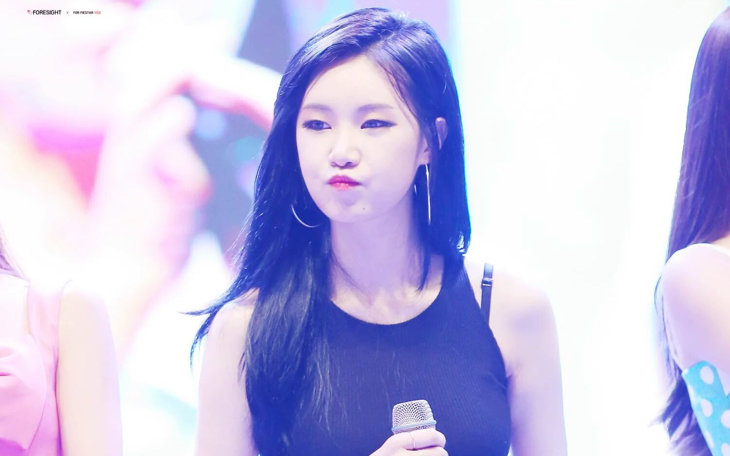 160730 忠洲湖庆典 fiestar yezi李礼智 - apple pie 饭拍