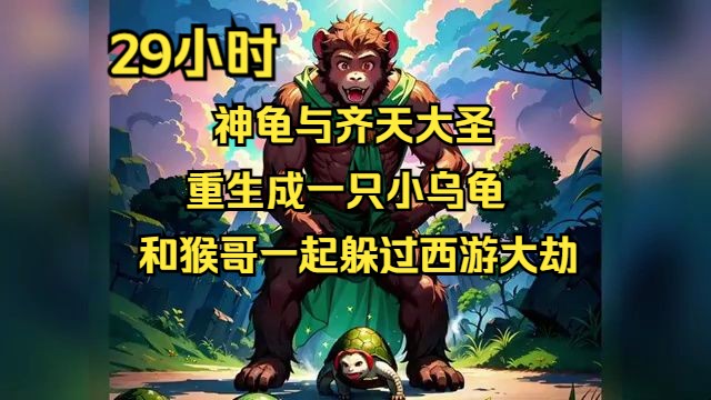 [图]《神龟与齐天大圣》1-313，一开始，重生成一只小乌龟的林放，真的只想在灵台山苟着，和猴哥一起躲过西游大劫。可看着天空中的天兵天将，以及那定海一棒万妖朝的桀骜身