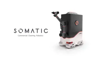 SOMATIC 搭载机械臂 可以清扫卫生间的机器人 VR