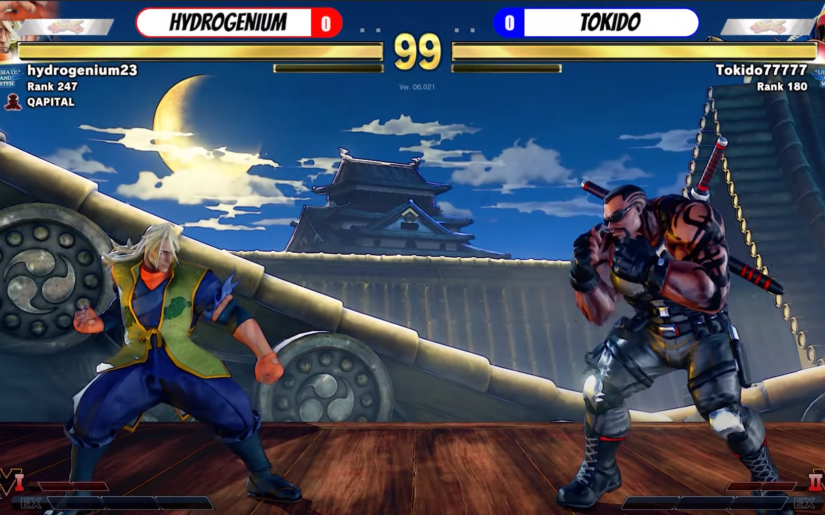 街霸5:tokido (balrog) vs hydrogenium (zeku)