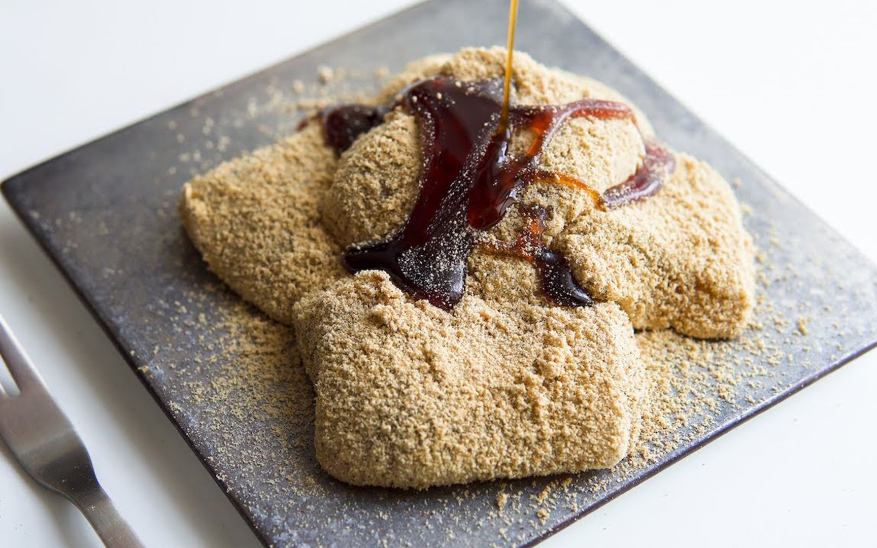 日式芥末红糖麻糬,弹性十足香糯可口~_哔哩哔哩_bilibili