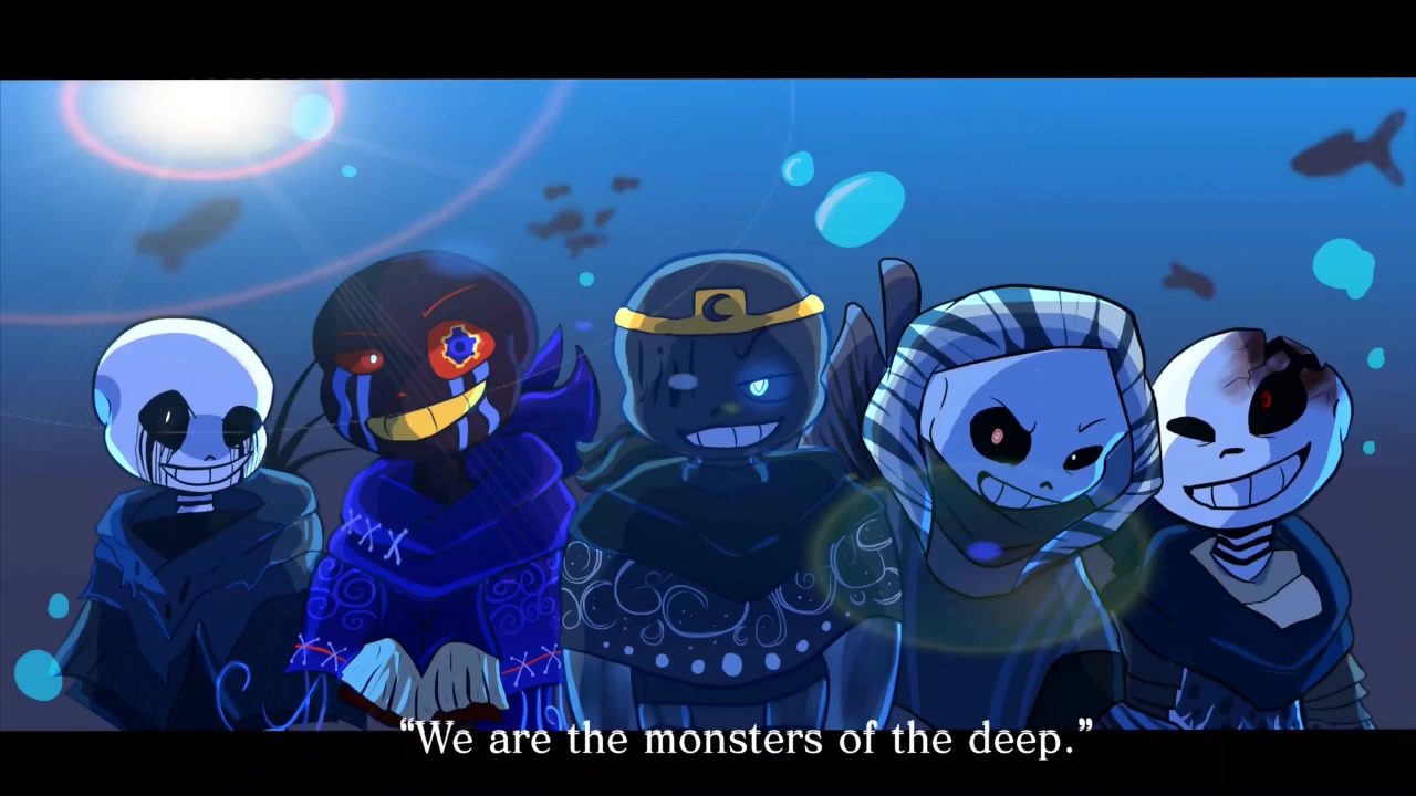 [图]【邪骨团：海洋生物版】Monsters of the Deep Bad Sanses Speedpaint