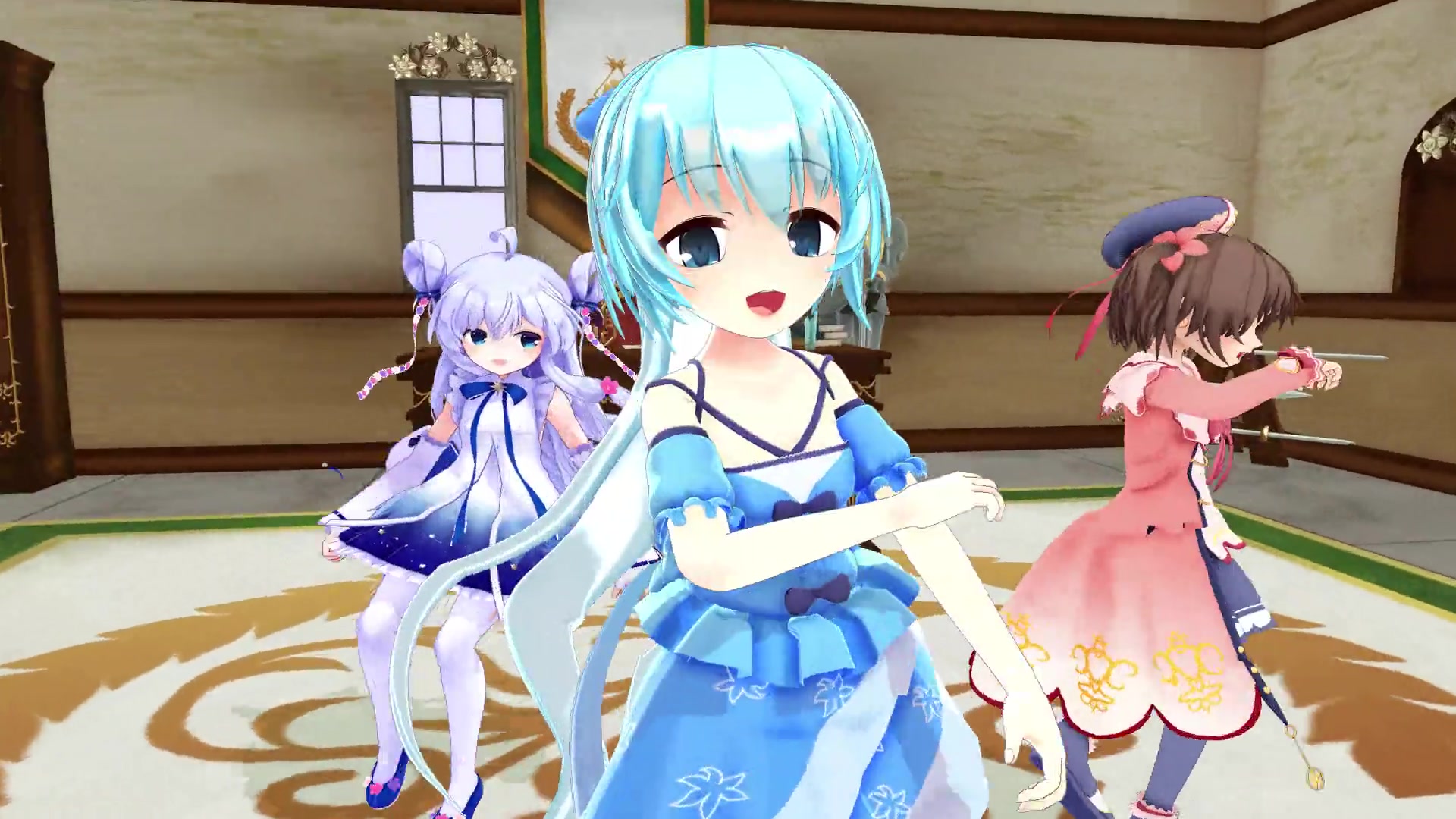 【mmd花骑士】娜丽花,杜鹃花,百可花的いいや_哔哩哔哩 (゜-゜)つロ