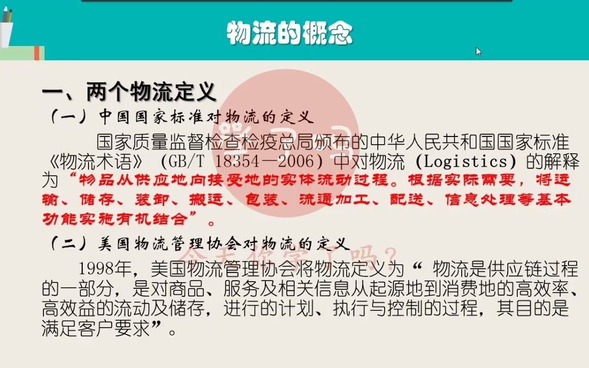 [图]南通理工学院物流管理管理学原理物流学崔介何视频课程