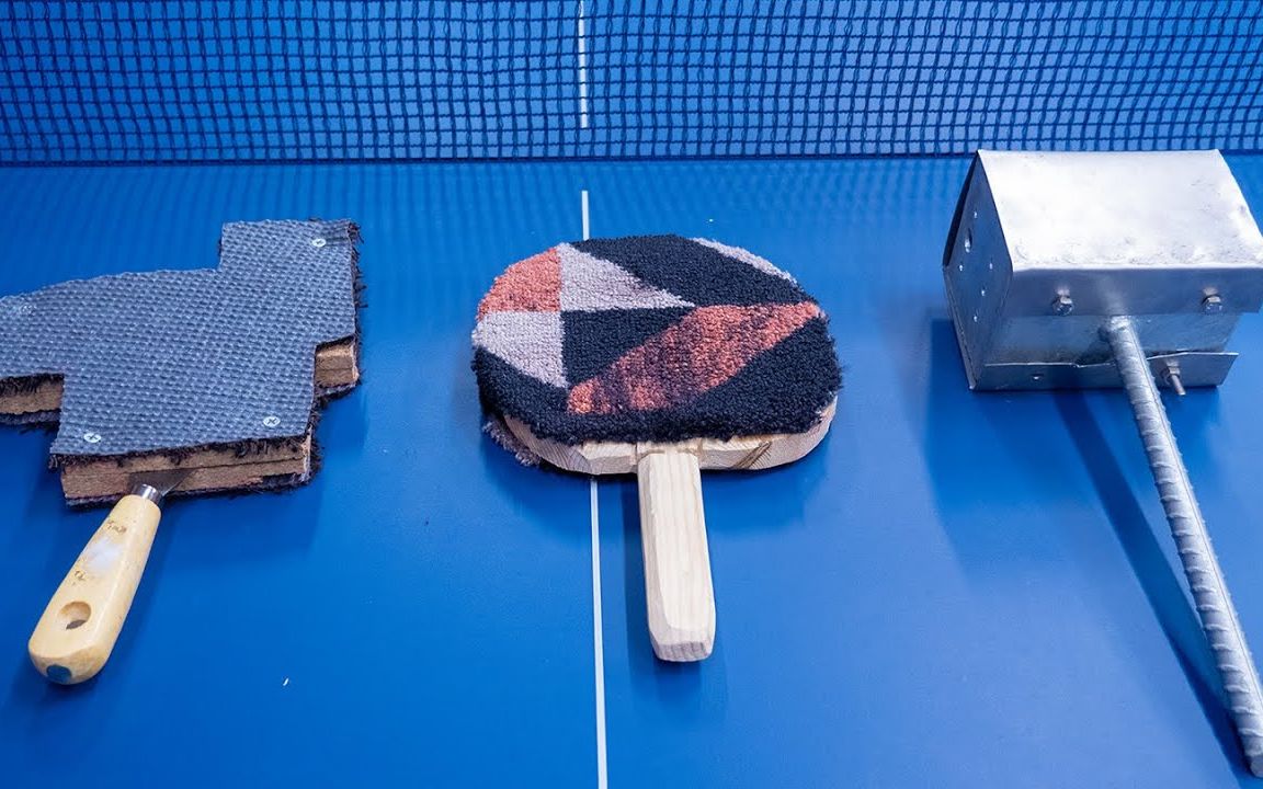 如何把乒乓球拍做成胡里花俏的样子?硬核diy