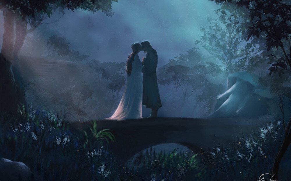 【魔戒/指环王】Arwen and Aragorn  Romantic Scene(高清)哔哩哔哩bilibili